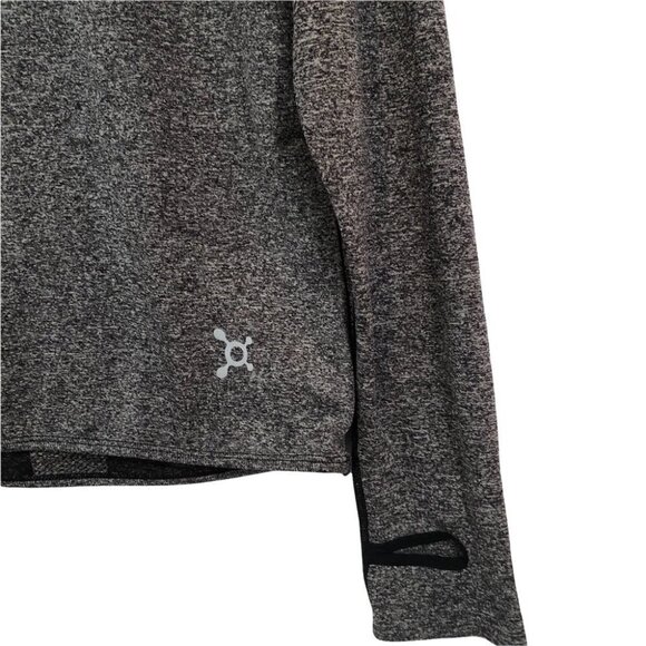 NWT Orangetheory Ladies Med Long Sleeve Activewear in Heathered Grey - Picture 4 of 6